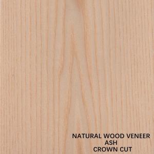 High Quality Natural Ash Wood Veneer Flat Cut Crown Grain For Cabinet Face China Manufacturer