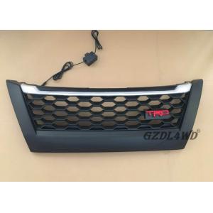 China Matte Black TRD Front Grill With LED Lights For Toyota Fortuner 2018 / Fortuner Accessories supplier