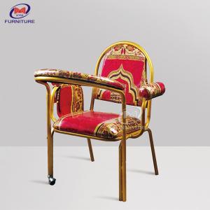 Muslim Prayer Pastor Burgundy Church Chairs For Church Iron Frame