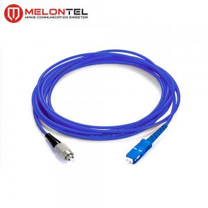 China Single Mode Fiber Optic Patch Cord Fiber Optic Armoured Patch Cord With SC-FC Connector MT S1000 supplier