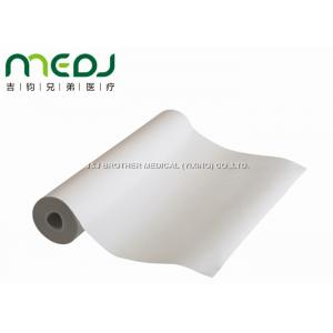 China White Disposable Bed Sheet Roll 58cmX50m For Examination / Massage supplier