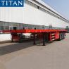 40 ft shipping container tri axle flatbed trailers for sale near me