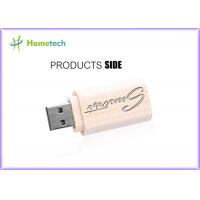 China Customized Logo 4GB 8GB USB Flash Drive Pendrive Wooden USB Sticks on sale