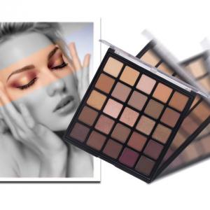 China Highly Pigment Brown Eye Shadow 25 Colors Mixed Matte and Shimmer Eyeshadow 25b supplier