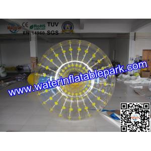 Exciting Children Inflatable Zorb Ball Shinning At Night , Inflatable Water Zorbing Ball