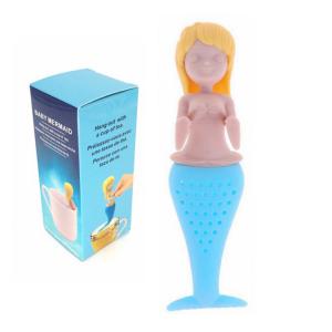 amazon top seller 2018 coffee filter online shopping Design coffee filter Silicone Mermaid Tea Infuser