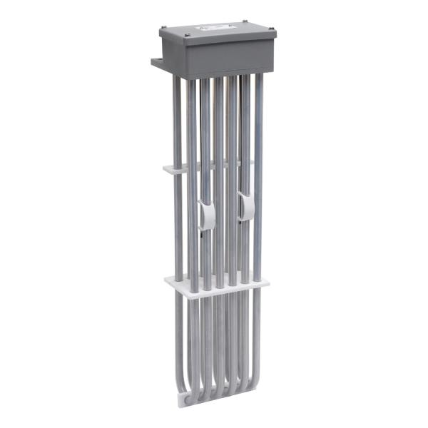 Six Elements Fluoropolymer PTFE Immersion Heaters Over The Side Immersion Heater