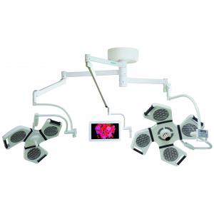 140000 Lux Double Head Ceiling Mounted Surgical Light With OSRAM LED Bulbs