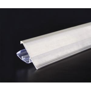 China Eco-friendly Custom Plastic Shelf Data Strips for Supermarket , White supplier