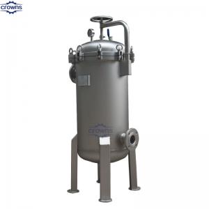 China Stainless Steel 304/316 Beer and Wine bottled water 273 400 Single And Multi Bag Filter Housing supplier