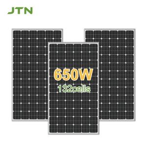 China Waterproof IP65 JTN 210mm Solar Cell PV Module 660W Shingled Mono Solar Panel for Home supplier