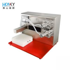 Desktop Type Automatic 2ml Perfume Sample Tube Filling Machine With Ceramic Piston Pump For Perfume Sample Filling