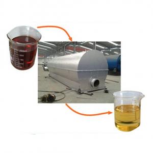 China Waste to Diesel Gasoline Oil Production Line for Pyrolysis and Distillation System supplier