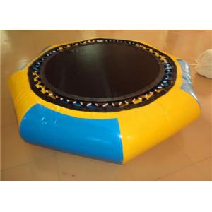 China 0.9mm PVC inflatable water trampoline, water bouncer toys, Square trampolines supplier