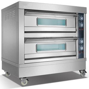 China 2 Deck 4 Pan Baker Electric Oven Commercial Electric Bread Oven Frees Tanding supplier