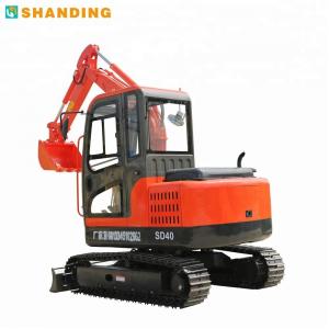 China SD40B Mini Hydraulic Crawler Excavator / Quick SHANDING Micro Excavator supplier
