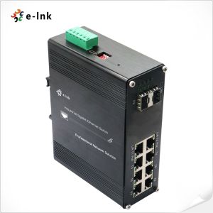 China Industrial L2+ 8-Port Gigabit PoE+ + 2 SFP Managed Ethernet Switch 240W wholesale