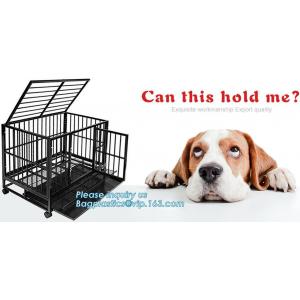 China Hot Sale Dog Cage with Wheel 78X41.5X47 CM(Best Quality, Direct Factory, Low Price, Fast Delivery), Custom heavy duty Al supplier