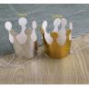 China Birthday Crown Party Children Photographed Tools Cake Hat Party Paper Birthday Hat Gold Europe wholesale