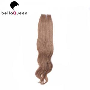 Full Cuticles Body Wave Dark Brown Tape Hair Extension For Women Full End