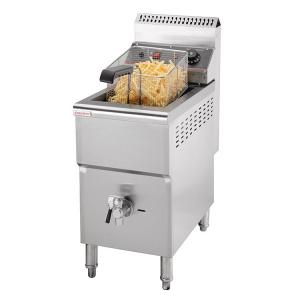 Stainless Steel KFC Gas Pressure Fryer with 17 Liter Capacity and Twist Potato Function