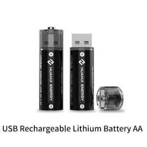 China High Capacity Rechargeable Li Ion Batteries NSC USB AA 01 1.5V 1000mah supplier