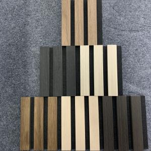 China Sound Absorption Decorative Wood Slat Wall Panel Wood Veneered Panels supplier