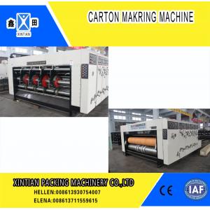 China Paper Industrial Printing  Die Cutting Machine With Multi Color Water Ink , Fully Automatically supplier