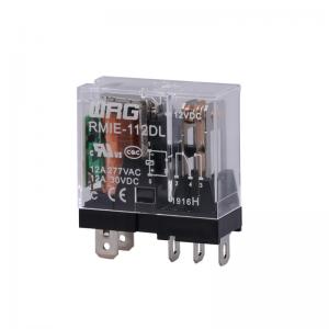 China DC12V 12A 1C/O Intermediate LED Indicator Relay Micro Electromagnetic Switch supplier