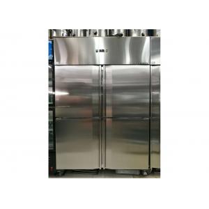 AISI 304 SS Exterior Commercial 4 Door Reach - In Freezer , Digital Temperature Control -18 ~ -22°C Range