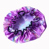 China Durable Biodegradable Terry Cloth Waterproof Shower Cap For Women on sale