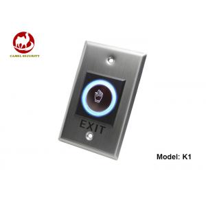 China IR Sensor Touchless Exit Button With LED Indicator ANSI Size 115 * 70mm wholesale