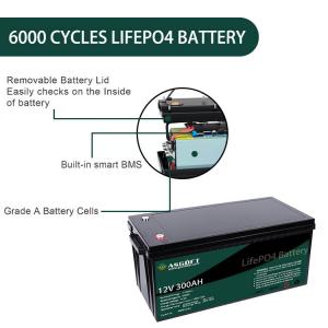China Golf Cart 12V Lithium Battery Pack Lifepo4 Battery 300ah For Cold Weather supplier