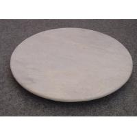 China 12 Inch Marble Lazy Susan , White Lazy Susan 4.5cm Height Matt Surface on sale