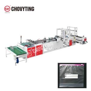 China Saco lateral quente do fechamento do fecho de correr do selo dos PP CPP do PE do ISO que faz a máquina 120PCS/Min supplier