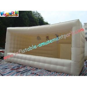Outdoor Inflatable Party Tent , White Advertising Large Inflatable Tent