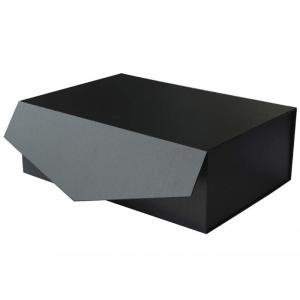 China Luxury Large Black Gift Box 14”x9.5”x 5”, Reusable Sturdy Box Decorative Storage Boxes supplier