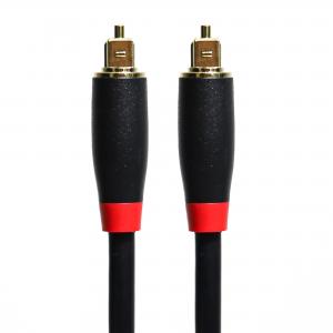 China High Quality Factory Price 24K Digital Optical Audio Toslink Cable ABS Plated Gold Ject 1.5M supplier