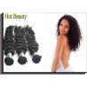Brazilian Deep Curly Remy Hair Extensions Natural Black 100 Grams / Per Bundle