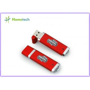 Durable Rectangle Plastic USB Flash Drive Red with Windows 98