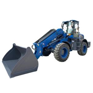 China del cubo 2.5ton pequeña Telehandler carretilla elevadora telescópica de Front End Wheel Loader Machine supplier