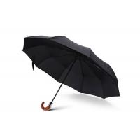 China Black Stick Umbrella , Mini Umbrella For Travel Environmental RPET Recycled Fabric on sale