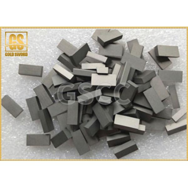 Low Alloy Steel Tungsten Carbide Saw Tips W2 Grade 1800 N / Mm2 TRS