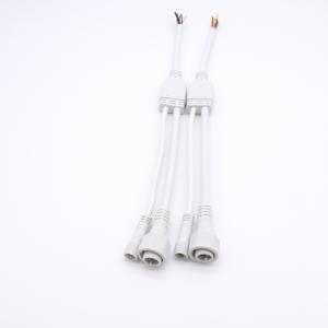 Outdoor LED Light PVC Waterproof Y Shape Connector IP67 Cable Connector