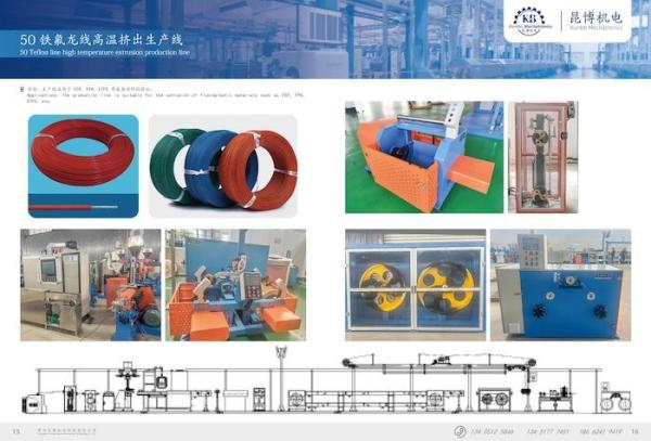 Teflon Line High Temperature PTFE Extrusion Production Line  200m/Min