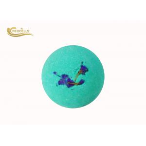 China Dried Petal Bath Bomb Add Custom Sticker Fizzy Bath Bomb Free Samples Available supplier