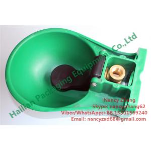 China Portable Cow Drinking Bowl , Cattle Water Bowl With Cooper Screw Connector supplier