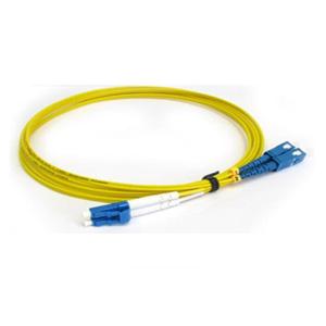 China High Return Loss Yellow Color SC-LC Optical Fiber Patch Cord Singlemode supplier