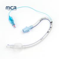 China Disposable Medical PVC Preformed Oral Endobronchial Tube With PU Cuff on sale