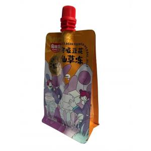 RCPP Spout Packaging Pouch Printed Quad Customized Surface 130 Microns